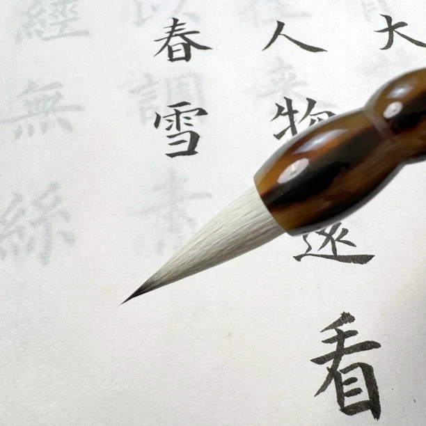 自由飞翔中号 出锋3.3 口径0.8狐羊兼豪楷书行书欧颜柳赵二王米芾