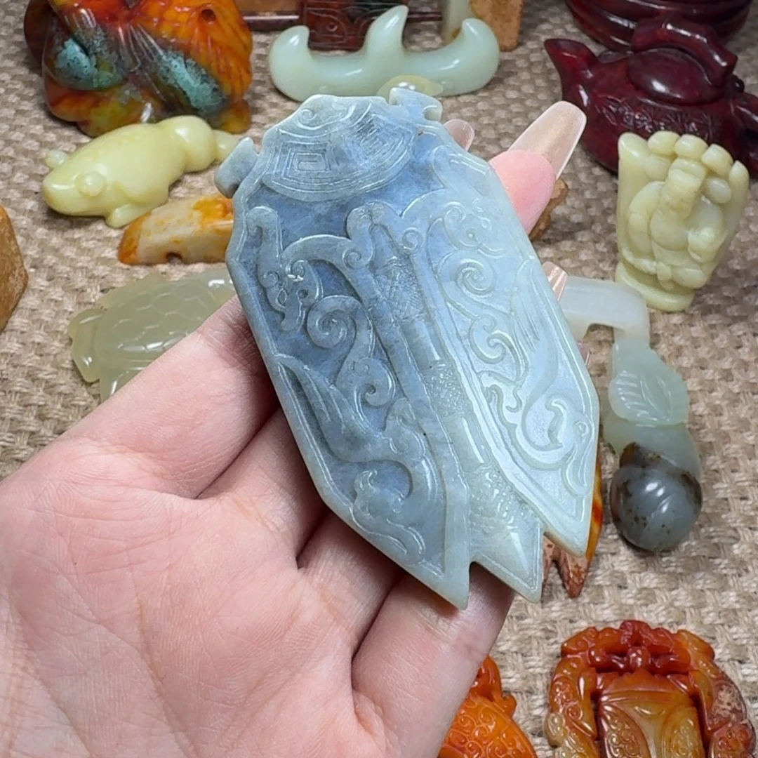 吊坠白玉菩提挂件