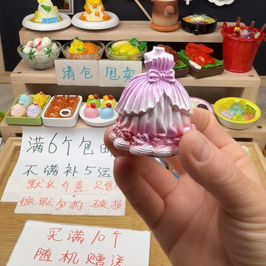 树脂食玩冰箱贴凭开箱视频售后