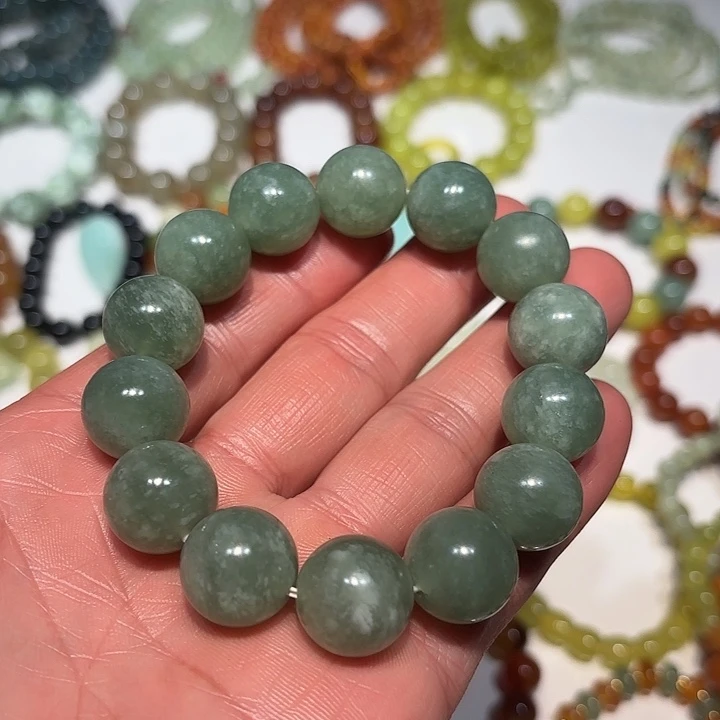 蛇纹石玉未镶嵌手串