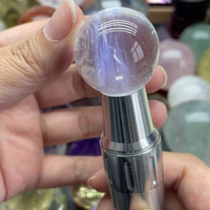 珠宝半成品水晶未镶嵌119蓝针