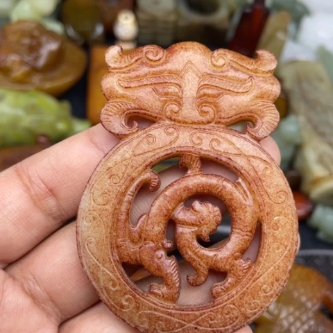 和田玉未镶嵌颈饰89