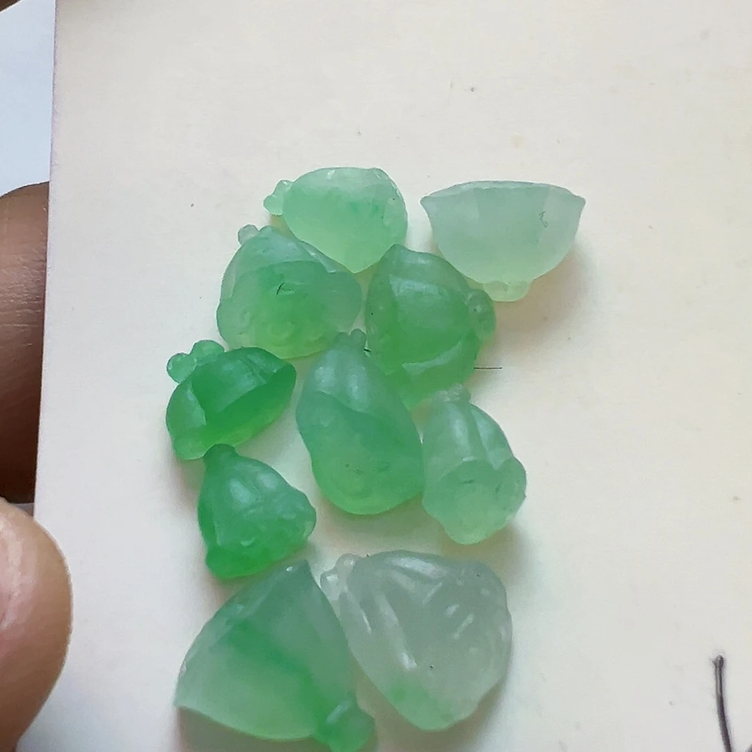 定制翡翠未镶嵌金*子莲蓬