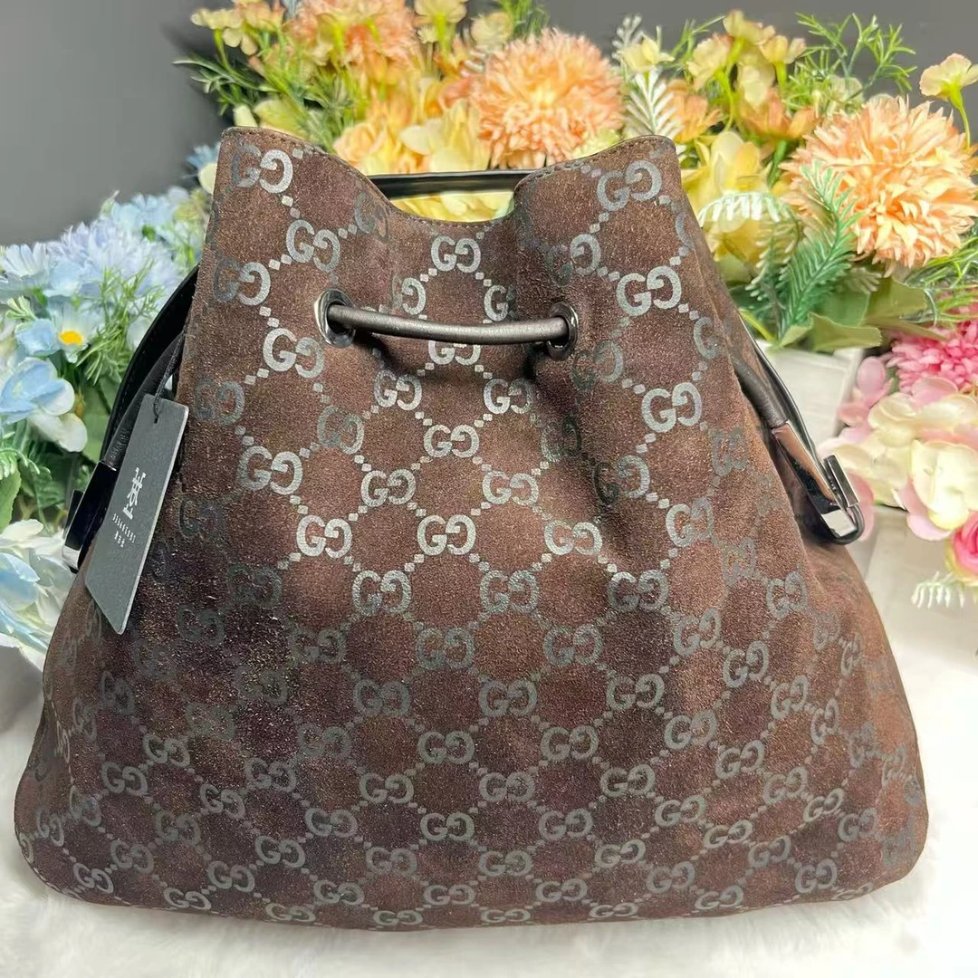 95新 GUCCI/古驰 美拉德 偏光老花单肩包 80159
