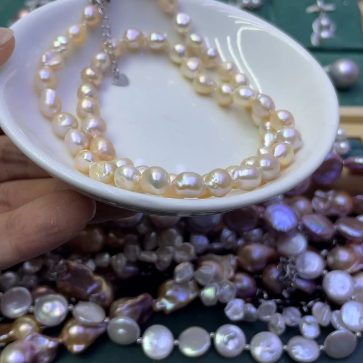 淡水珍珠项链合金香***猪