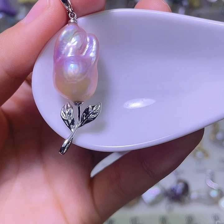 合金颈饰淡水珍珠31