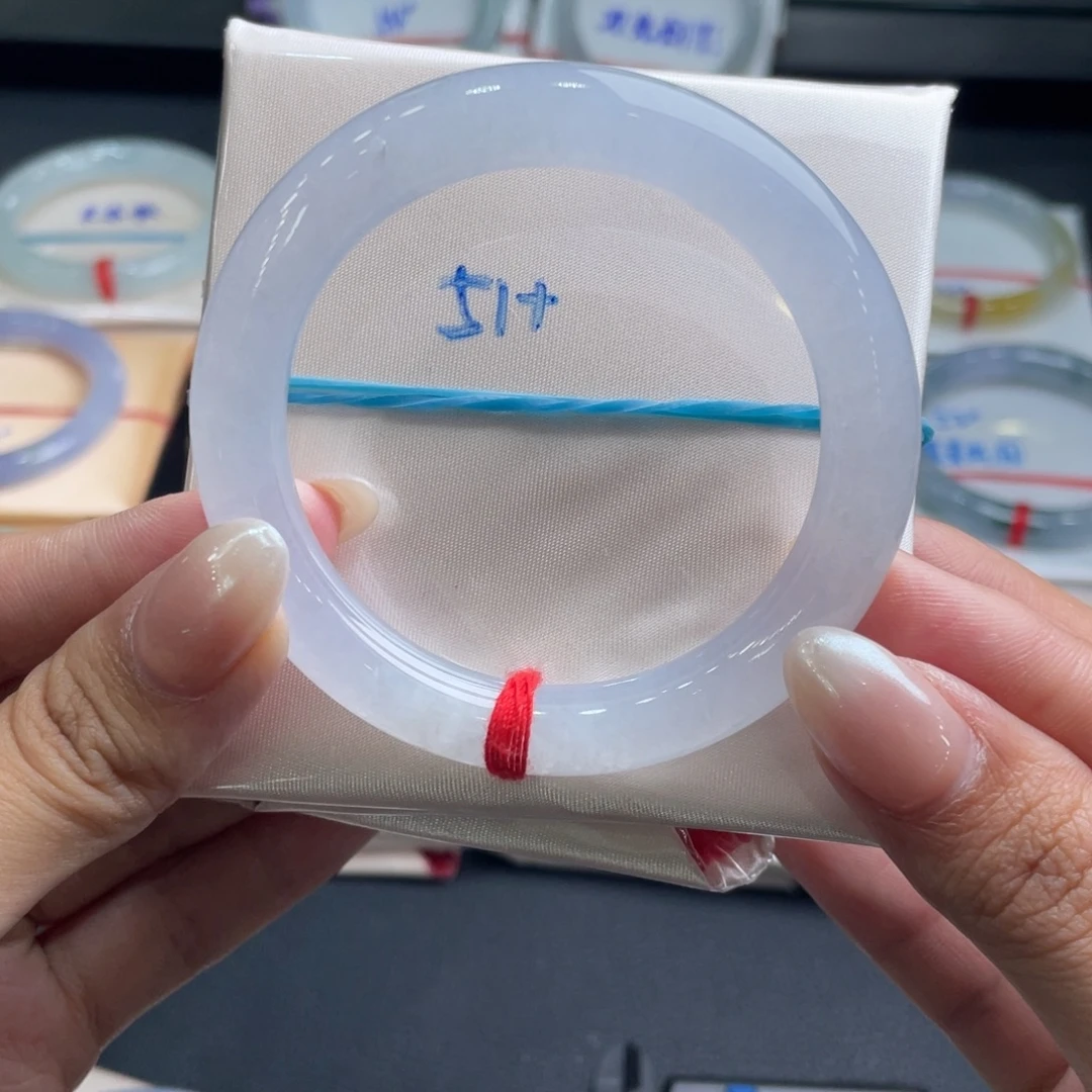 翡翠未镶嵌手镯13号