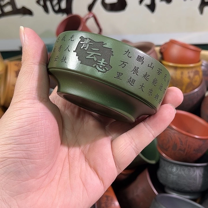 茶杯紫砂全手工紫砂主人杯