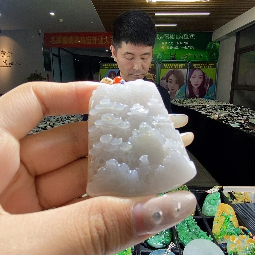 颈饰未镶嵌翡翠翡翠