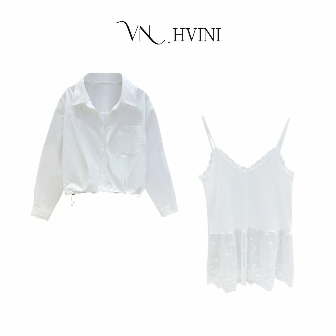 HUANG  VINI【黄微倪】新款休闲外套两件套L1055