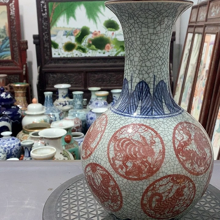 陶摆件博古架陶瓷摆件