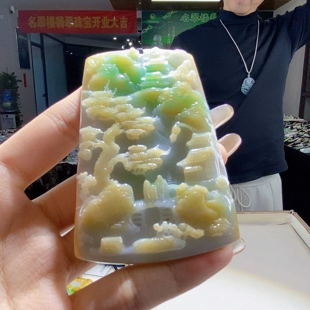 颈饰未镶嵌翡翠翡翠