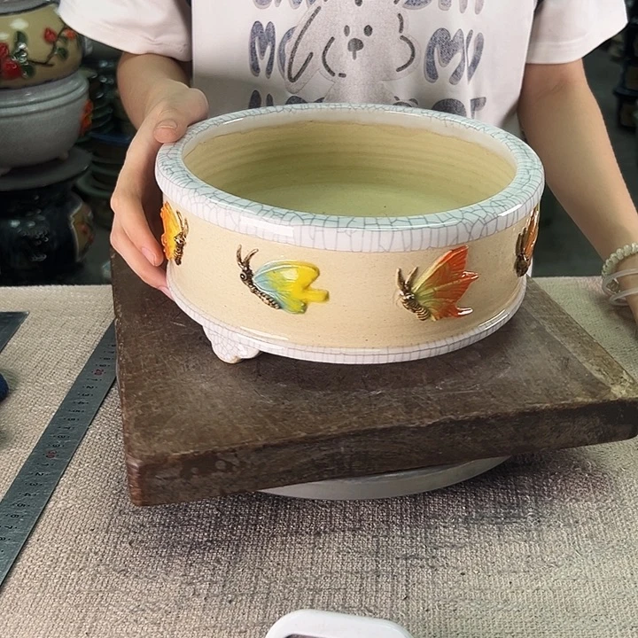 泳坤堂石湾盆陶瓷