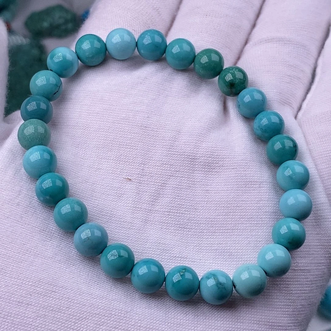 绿松石未镶嵌珠宝奇石7.3mm