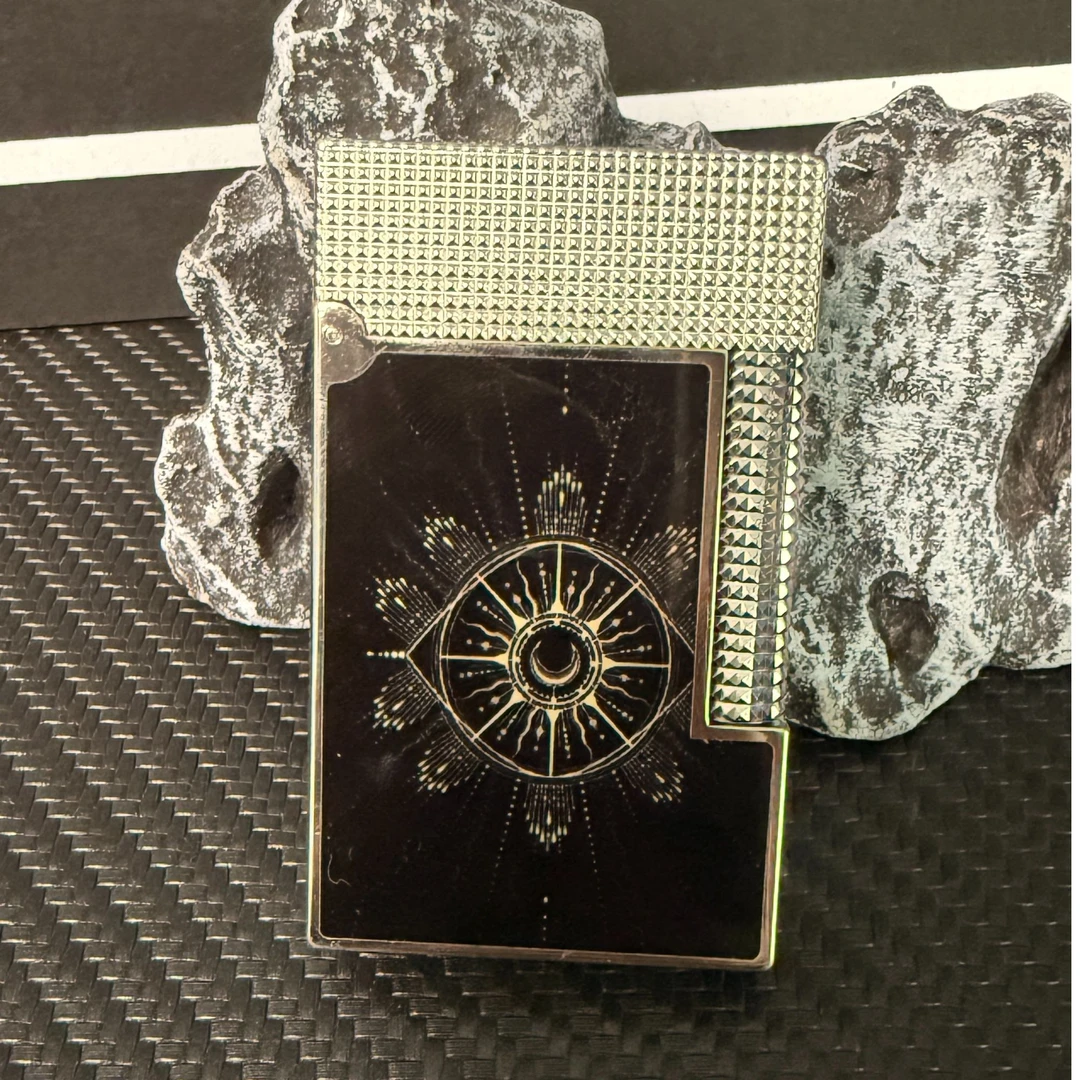 法国都柏特朗声正品充气高档不防风打火机全铜