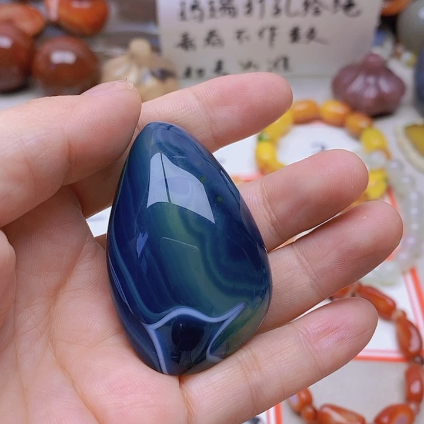 【闪购商品】未镶嵌玛瑙/玉髓珠宝半成品虹**雪