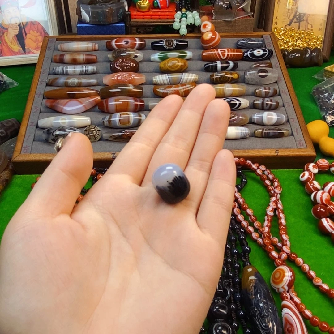 玛瑙/玉髓单珠未镶嵌用****哥