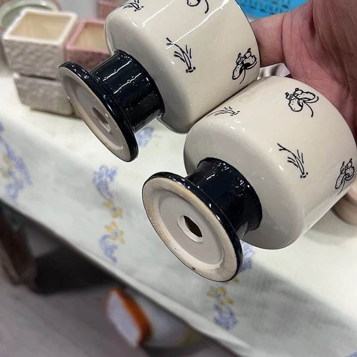 微瑕陶瓷花盆满9.9发