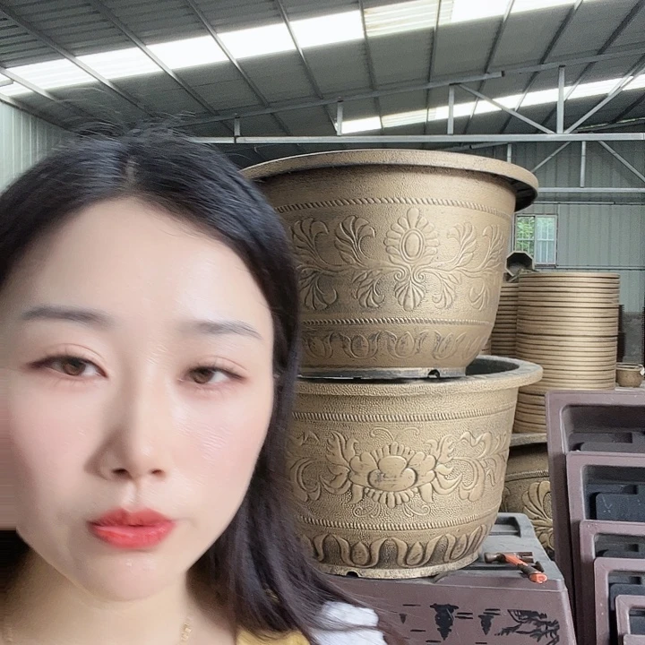圆形120花盆一个无孔