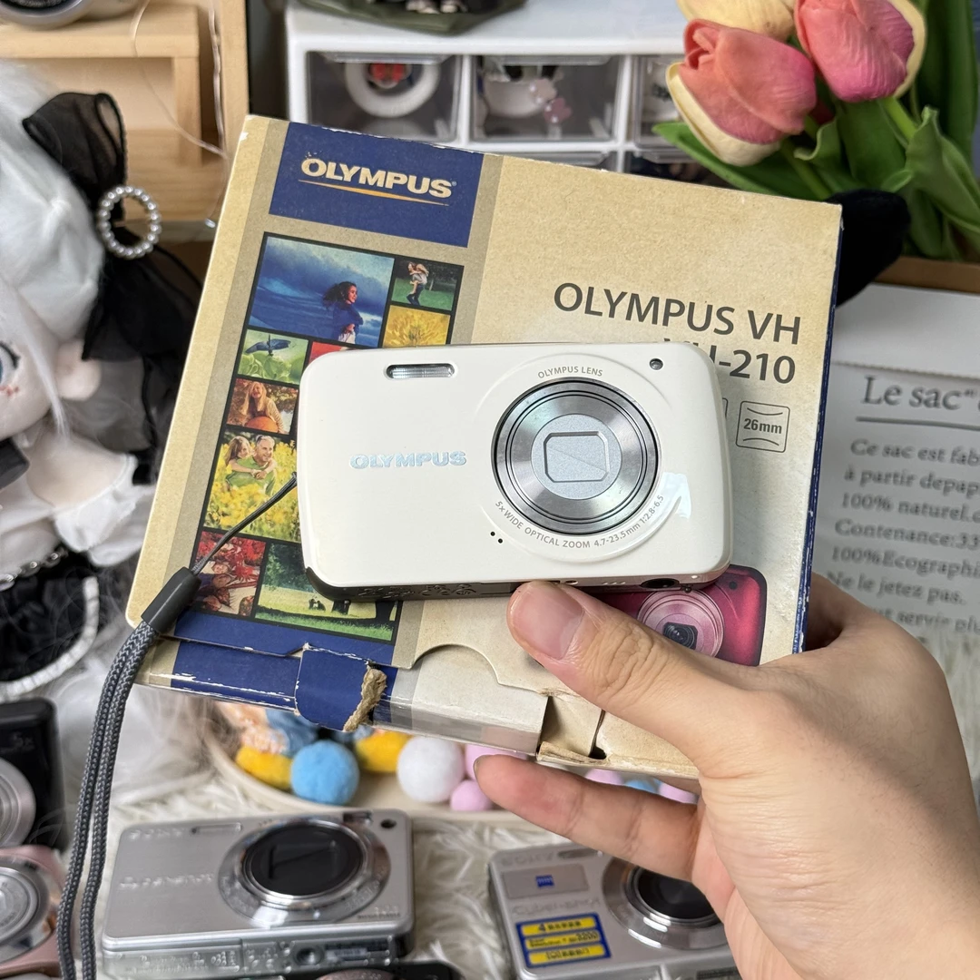 9新 Olympus/奥林巴斯 奥林巴斯vh210白色冷白皮柔焦滤镜多带配件