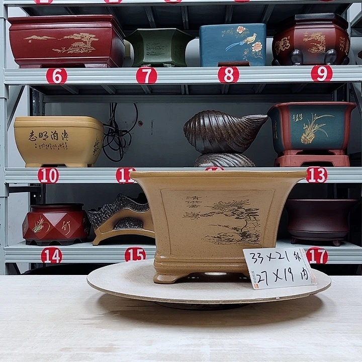 紫砂花盆紫砂花盆