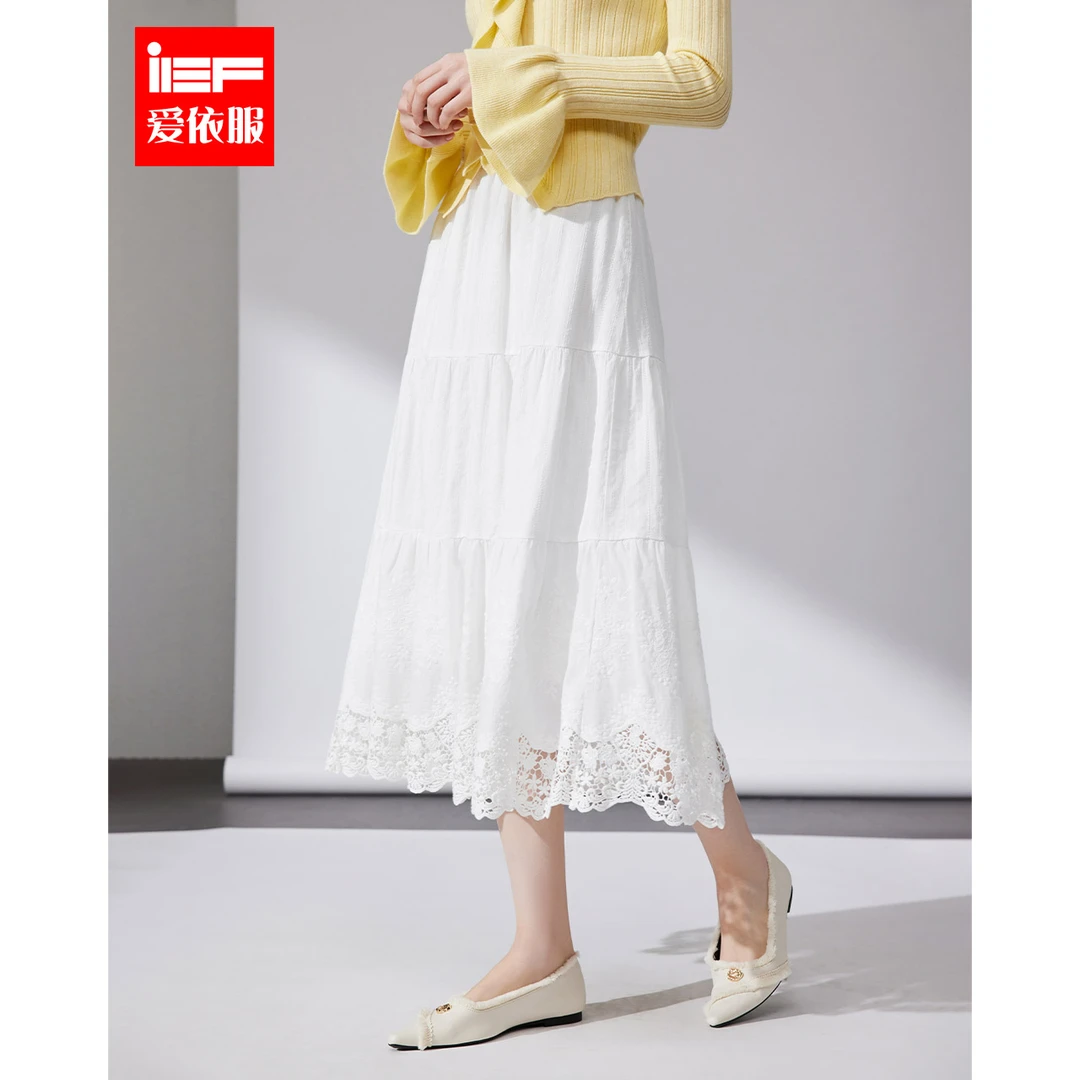 【商场同款新品】IEF/爱依服半身裙2025秋季新款小清新单裙欧若风
