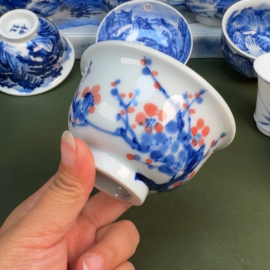 景德镇纯手绘茶具圆圆242