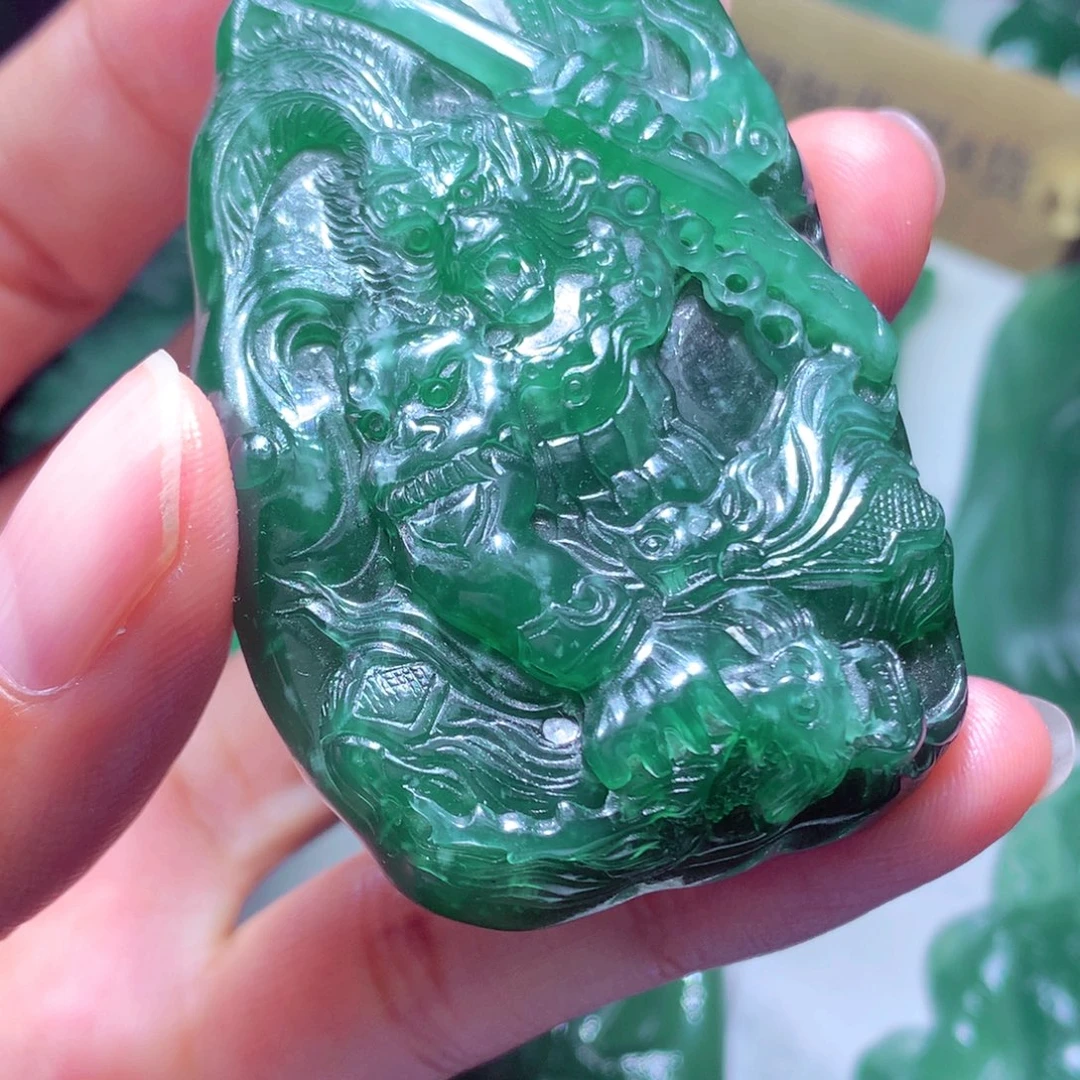 魔****定制翡翠未镶嵌天然