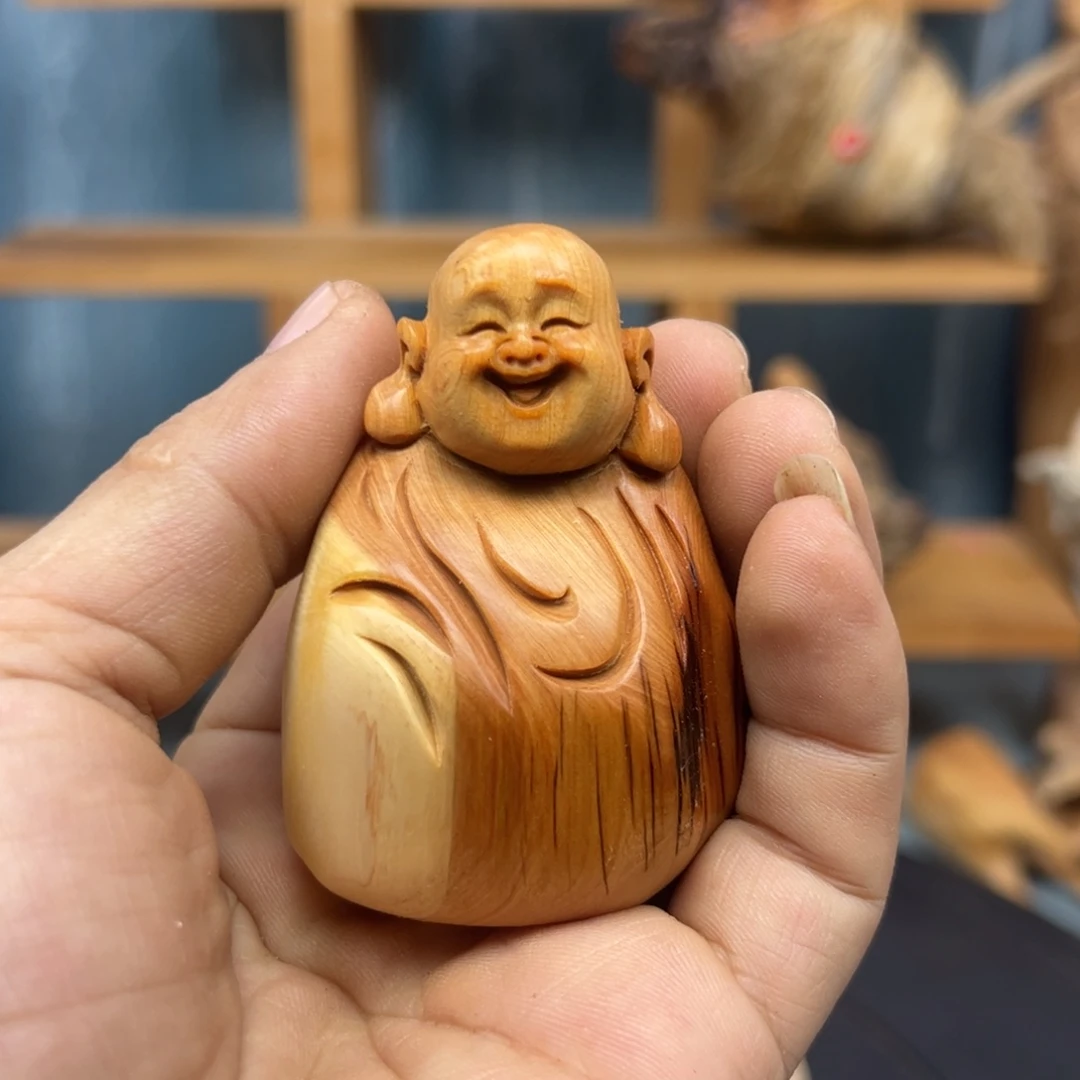 木北*崖柏木摆件手把件