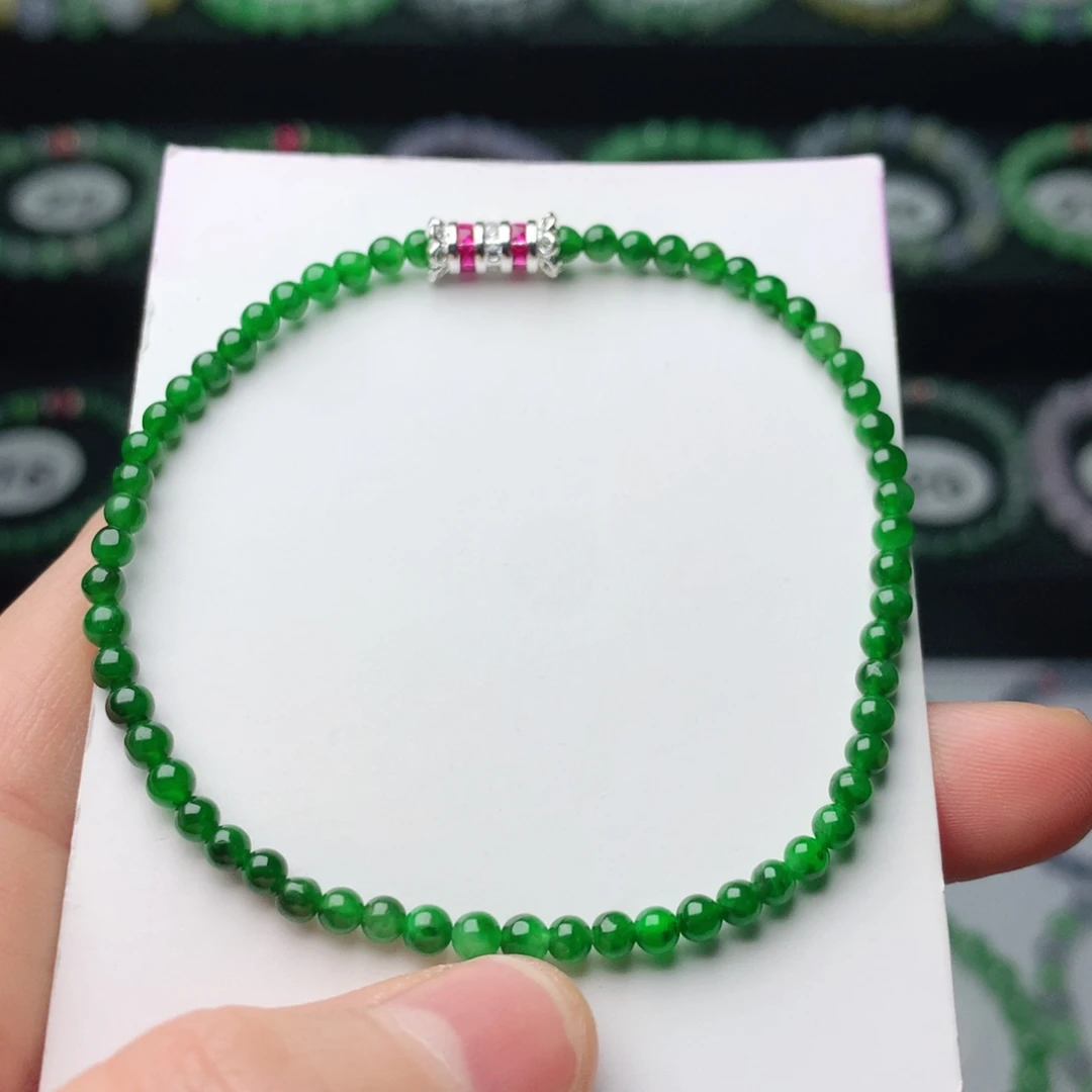 翡翠未镶嵌手链翡翠
