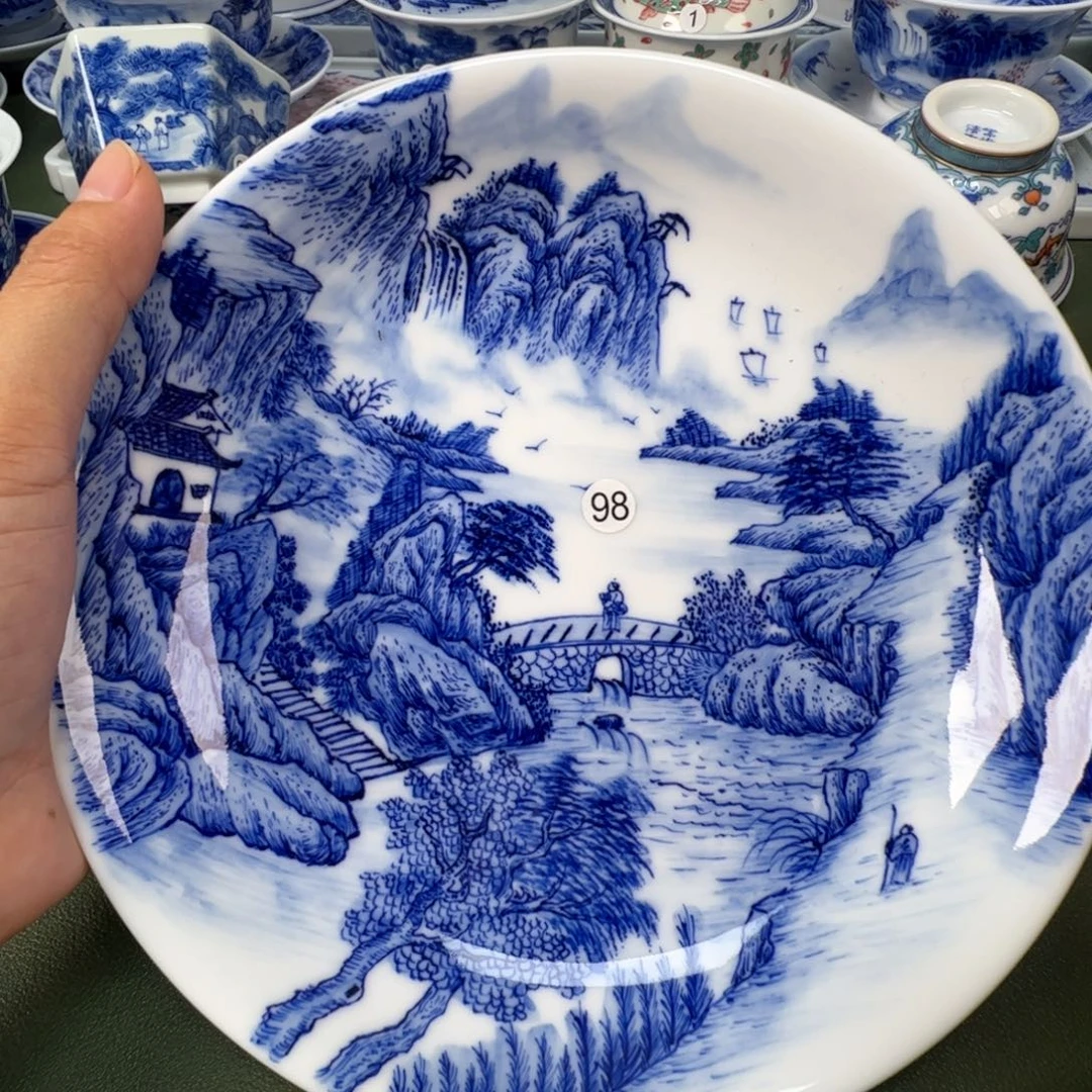 景德镇纯手工纯手绘茶具木木98