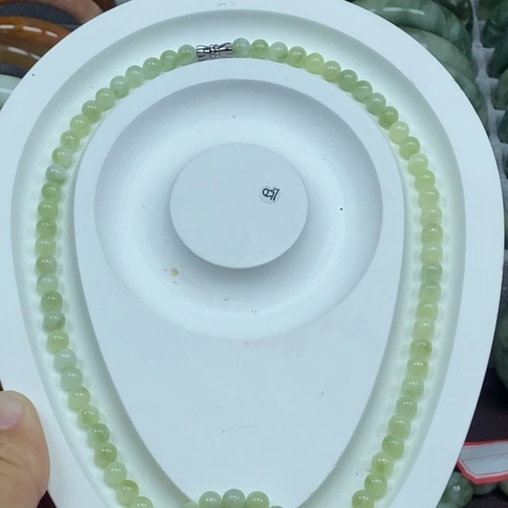 蛇纹石玉未镶嵌手链