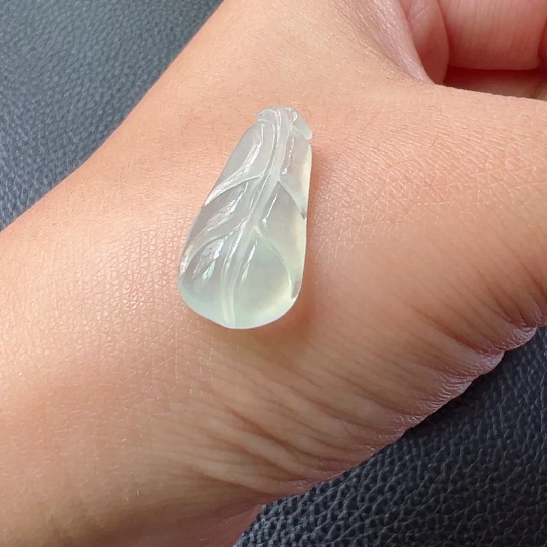 定制翡翠未镶嵌叶子