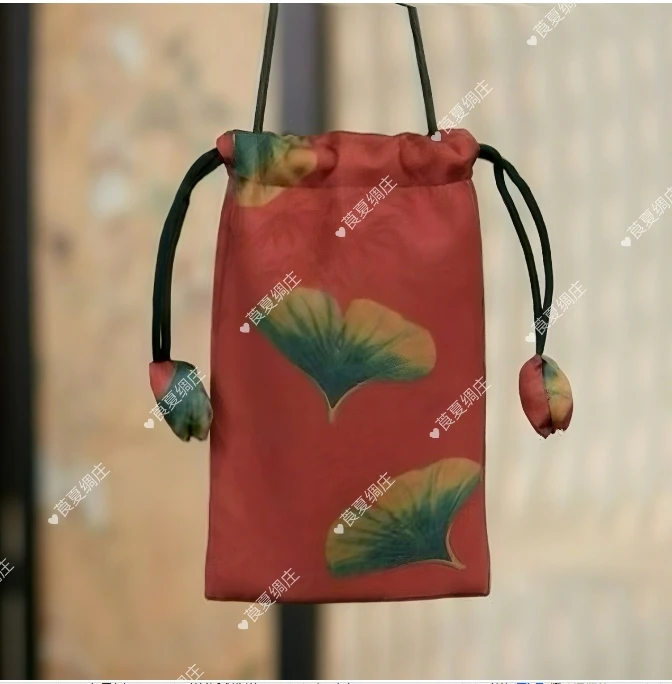 【抽绳手机包】香云新款抽绳大手机包斜挎单肩9月