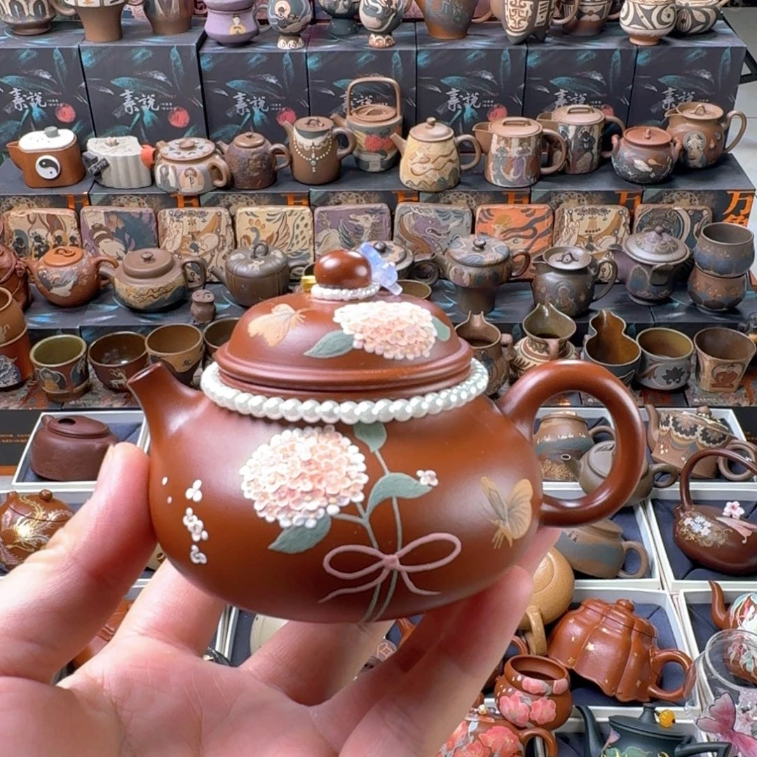 茶壶紫砂140cc原矿精工半手