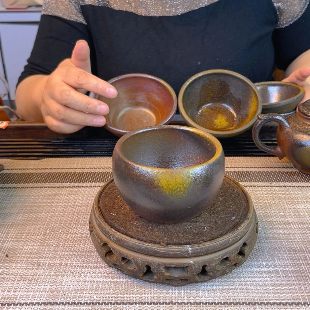 茶壶紫砂底槽清柴烧150cc