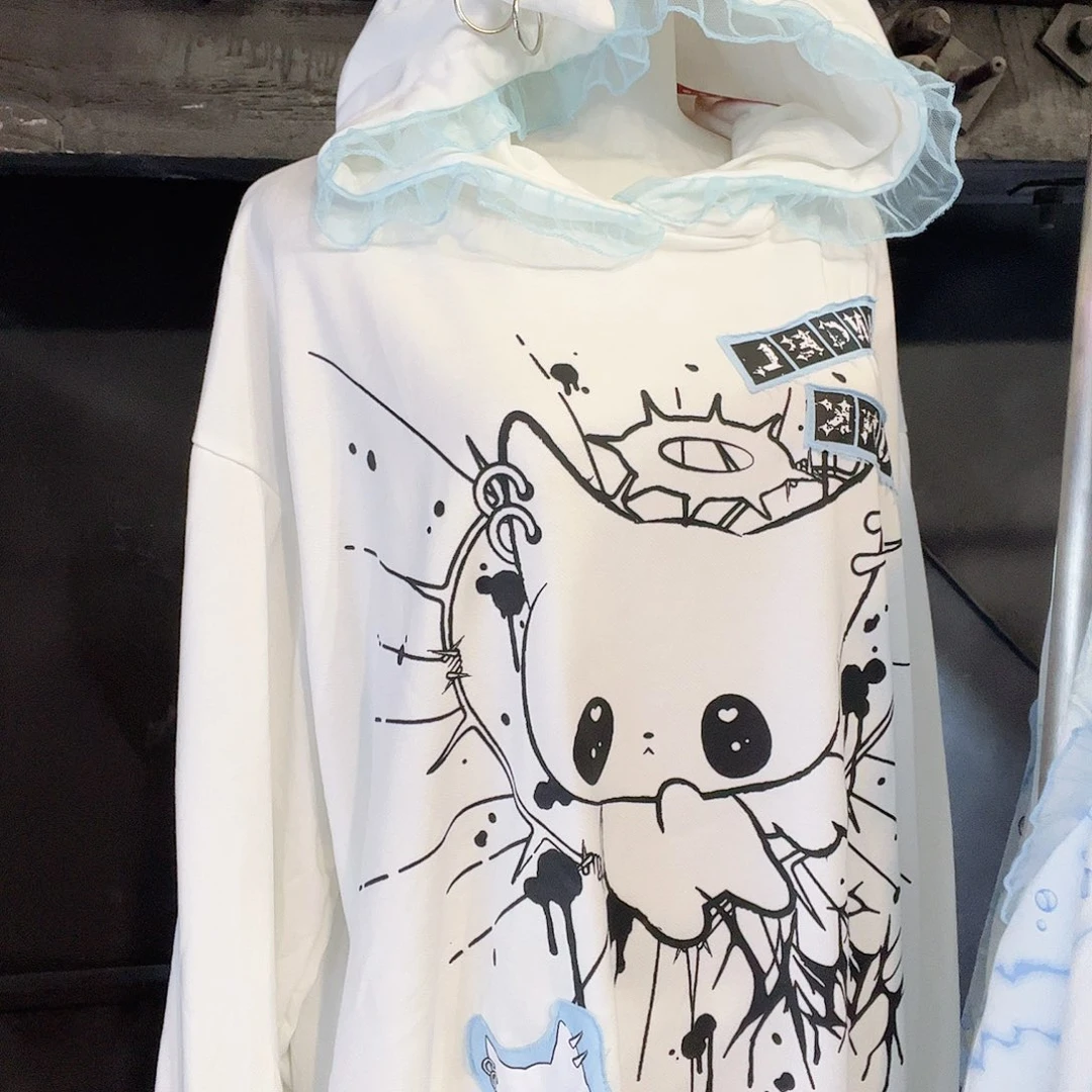 Acdc水色猫耳卫衣