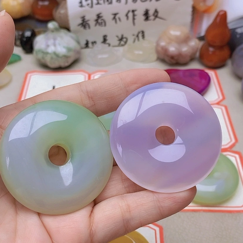 【闪购商品】未镶嵌玛瑙/玉髓珠宝半成品野*?