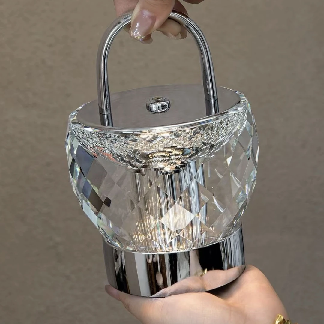 高端K9小夜灯摆件客厅装饰家居摆件卧室摆件