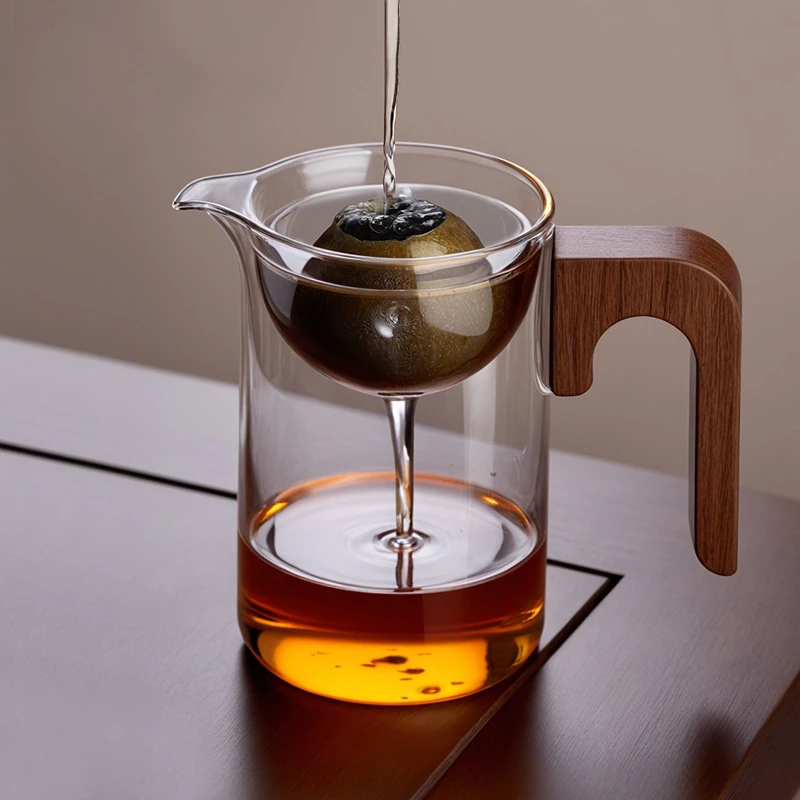小青柑摇摇杯家用泡茶壶男士茶水分离杯上班用公道杯杯子茶杯