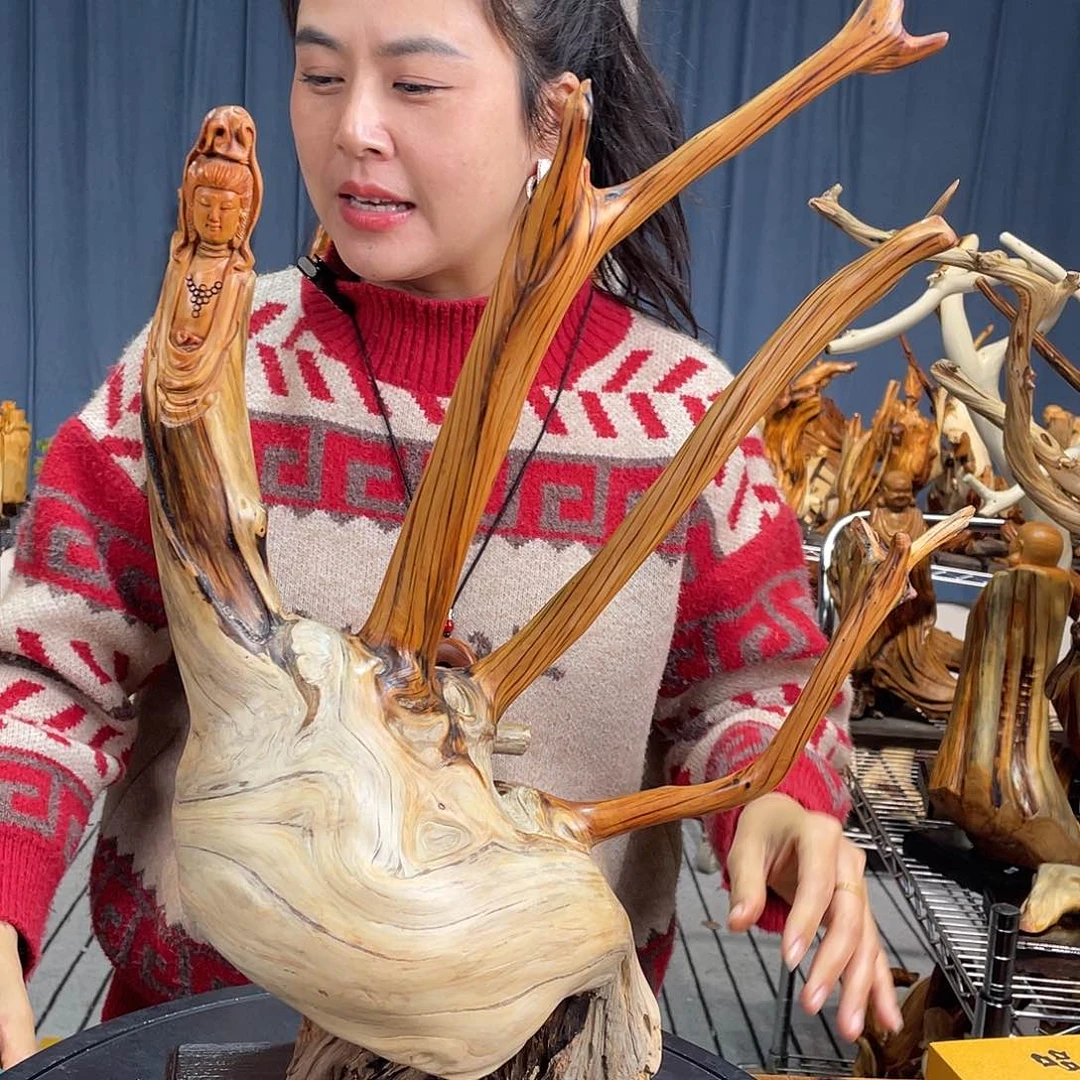 柏木（崖柏）随型艺术根雕