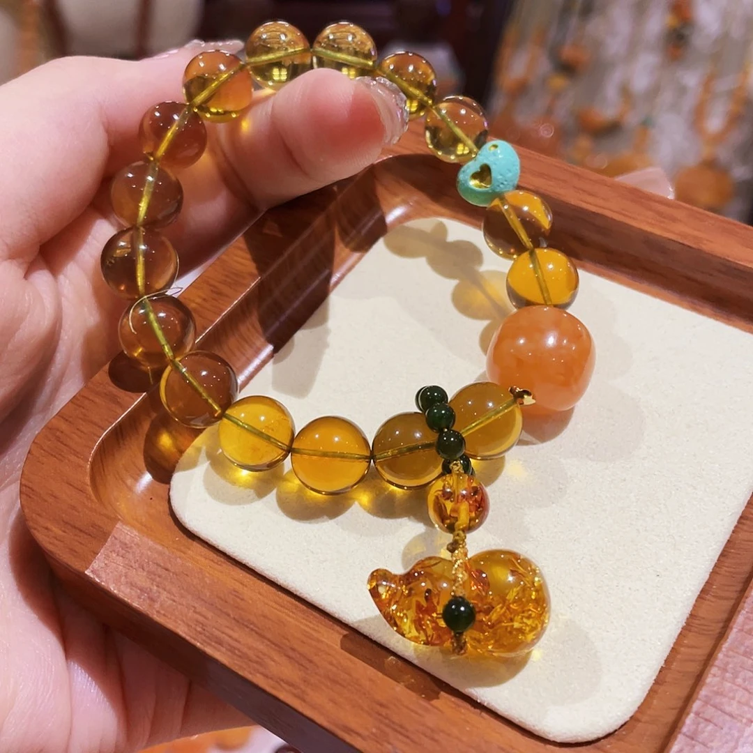 蜜蜡未镶嵌手链手串