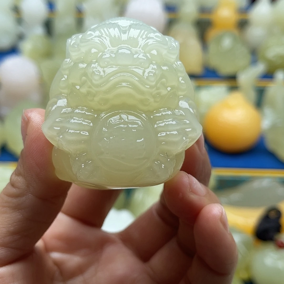 玉天然桌面小摆件