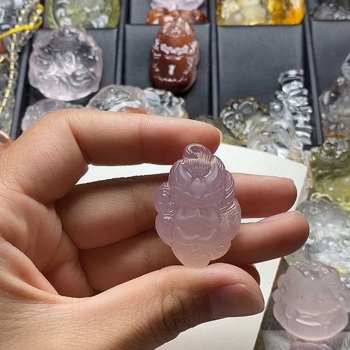 优***I未镶嵌颈饰水晶水晶吊坠