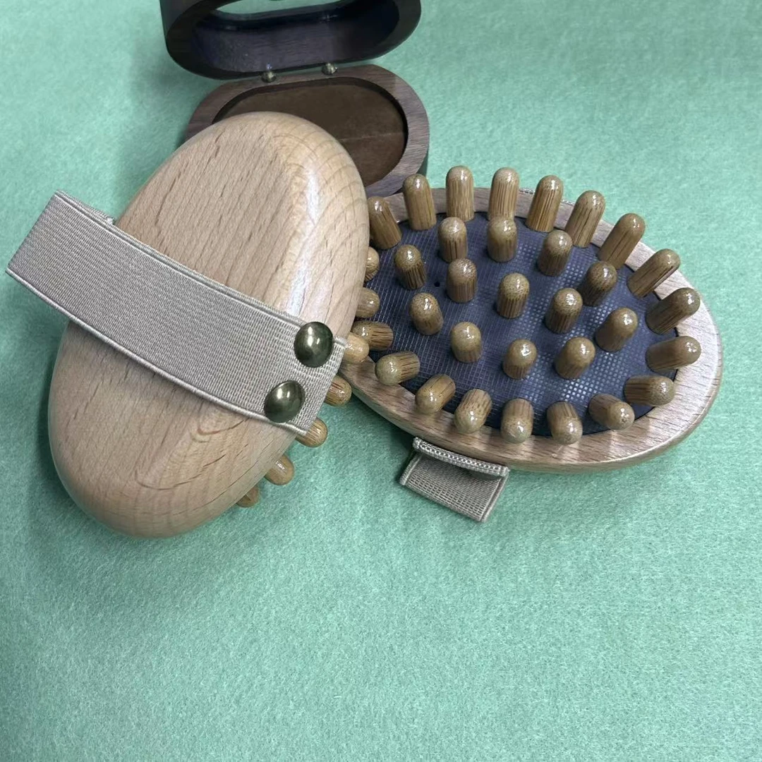 【睿泽鉴宝】榉木按梳  GS0294-QC