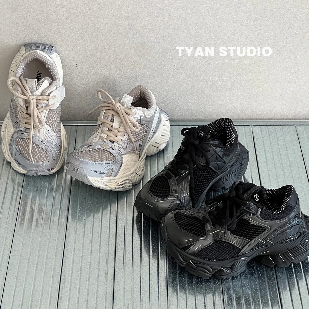 【直播专享款】儿童运动鞋春秋季新款透气网面鞋洋气老爹鞋31888