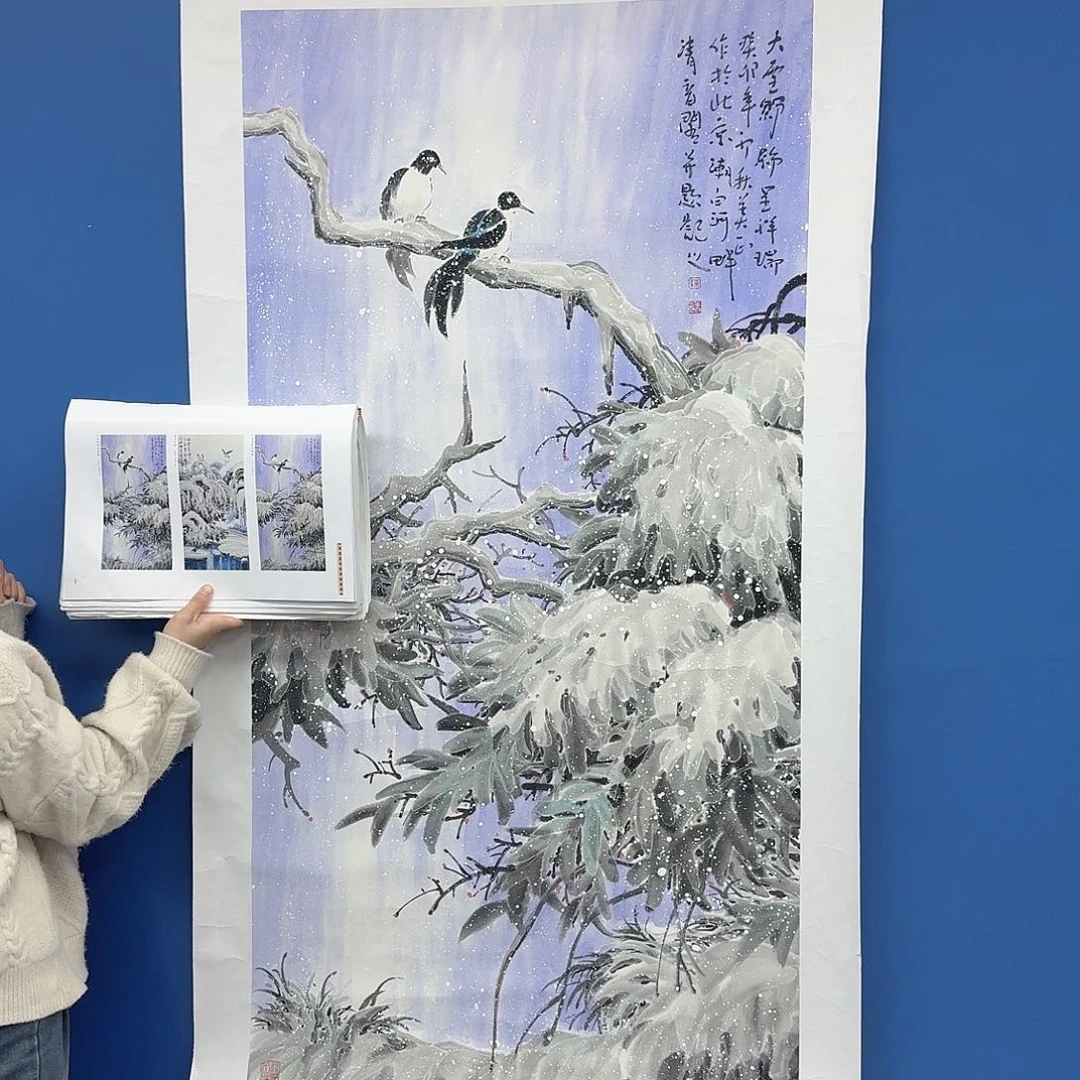 国画多次参加国内外大型