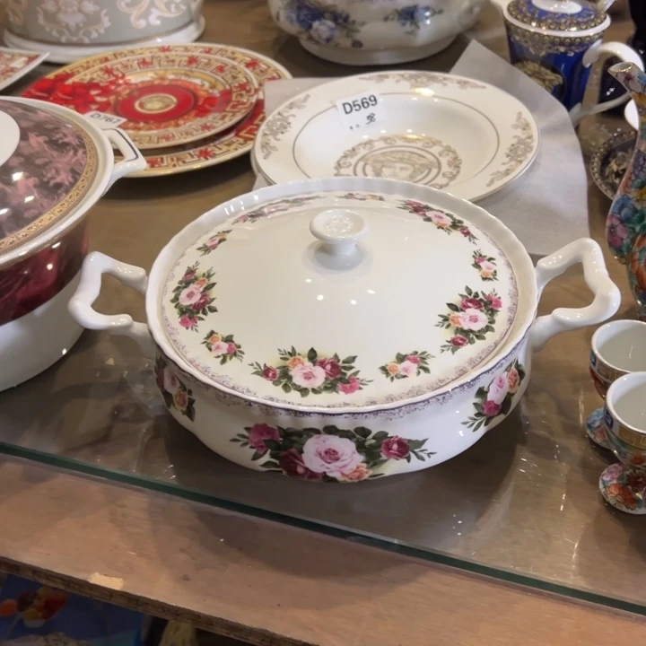 陶瓷骨质瓷汤锅特价包邮不退换默认微瑕无磕碰