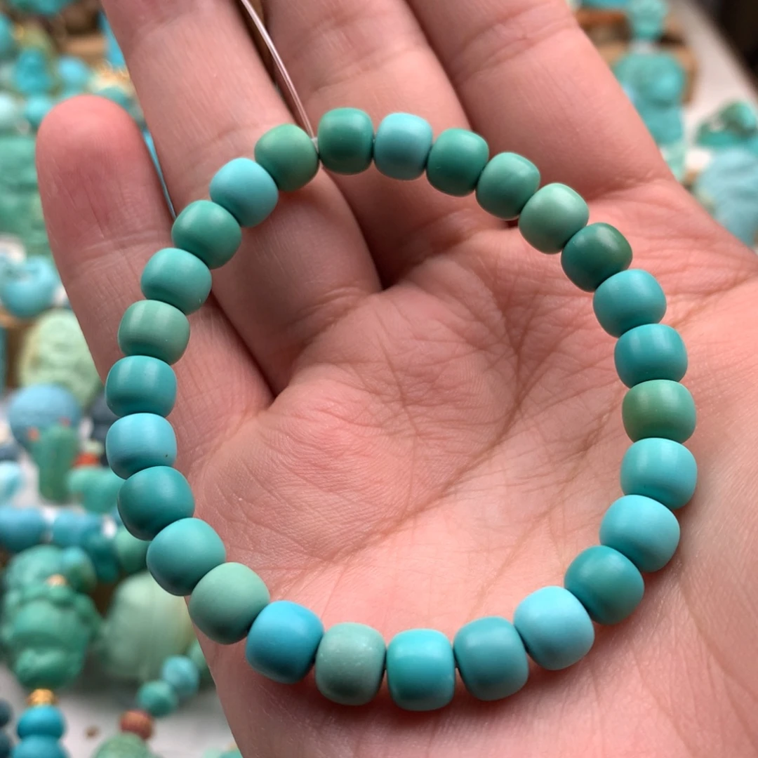 绿松石未镶嵌手链