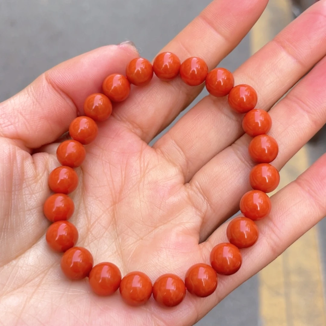 南红玛瑙手串未镶嵌